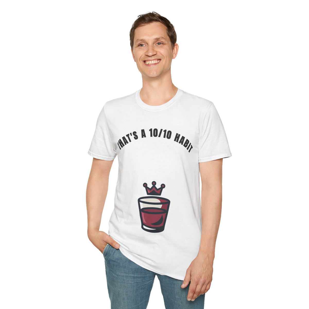 That's a 10/10 Habit T-Shirt — Coffee & Routine Graphic Tee - Trending Now - September 2026