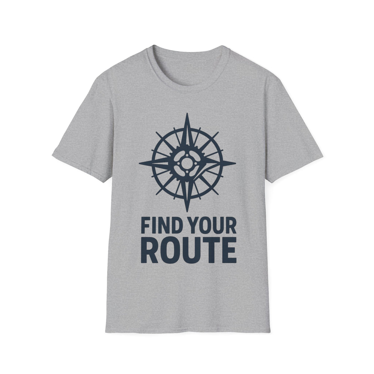 "Find Your Route" Compass Graphic Tee | Minimalist Adventure Travel T-Shirt - Trending Now - September 2026