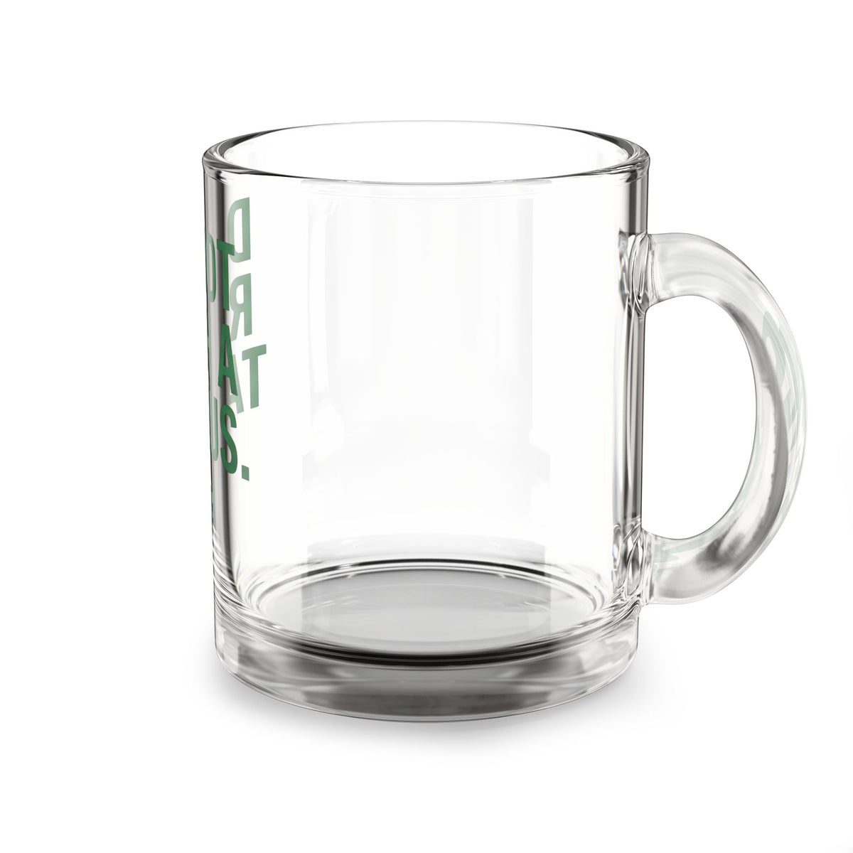 Taurus Zodiac Glass Mug Do Not Rush a Taurus Glass Mug — 10oz Zodiac Coffee Cup