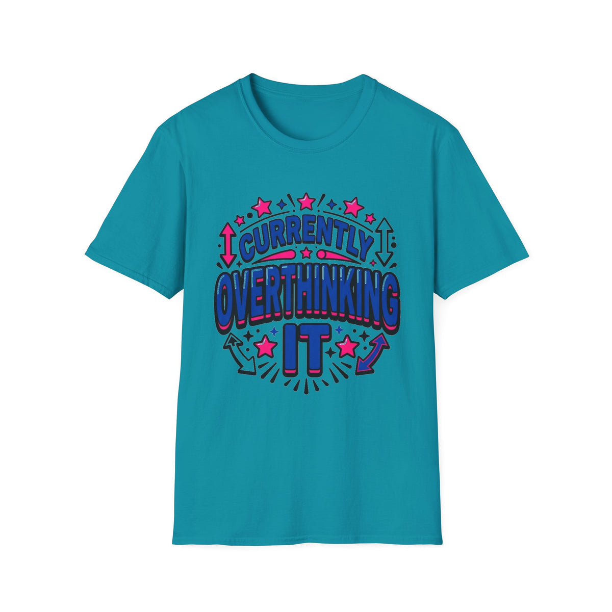 Currently Celebrating T-Shirt — Retro Neon Festival Graphic Tee - Trending Now - August 2026