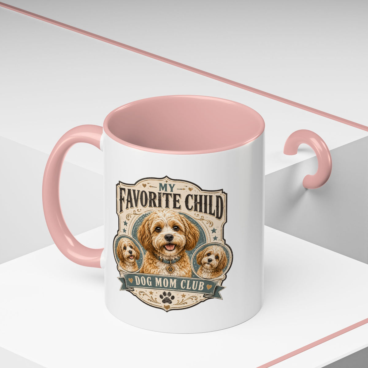 Milo Bailey Dog Dad Mom My Favorite Child Dog Mom Club Accent Coffee Mug
