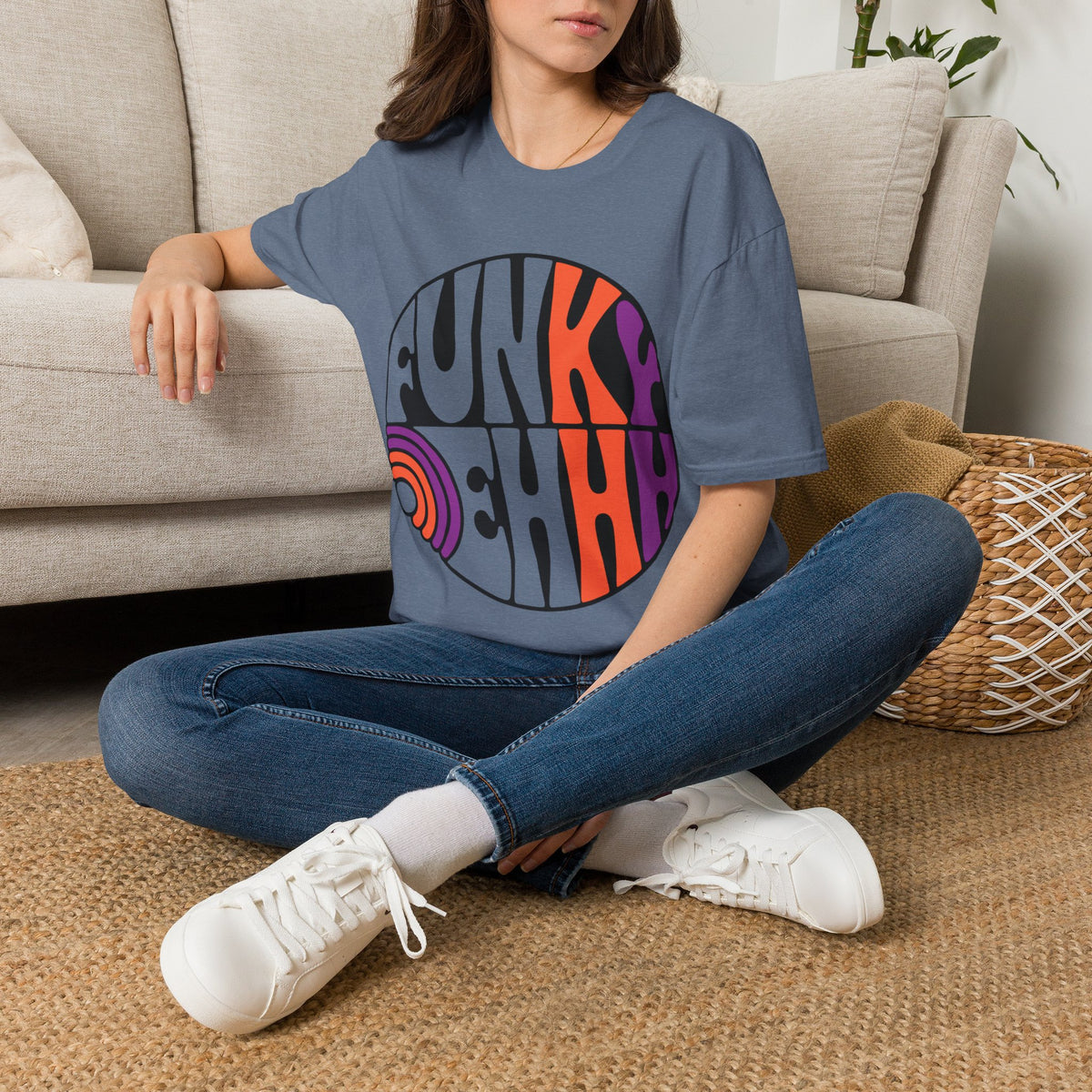 Funk Vibes Graphic T-Shirt — Retro 70s Circle Design - Trending Now - August 2026