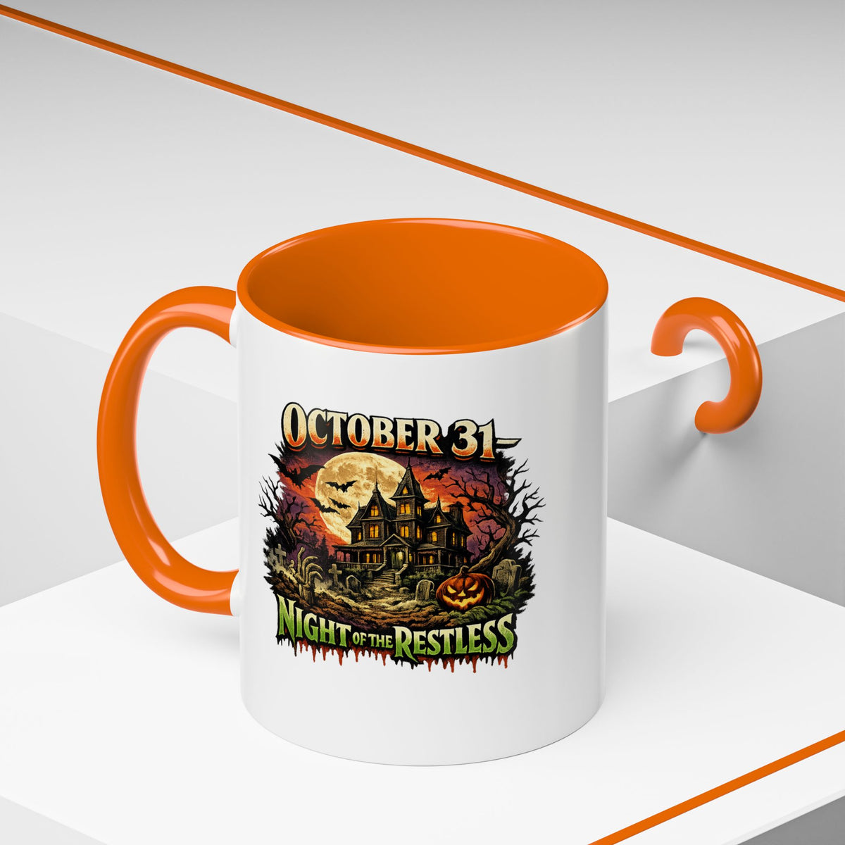 Halloween  October 31 Accent Coffee Mug