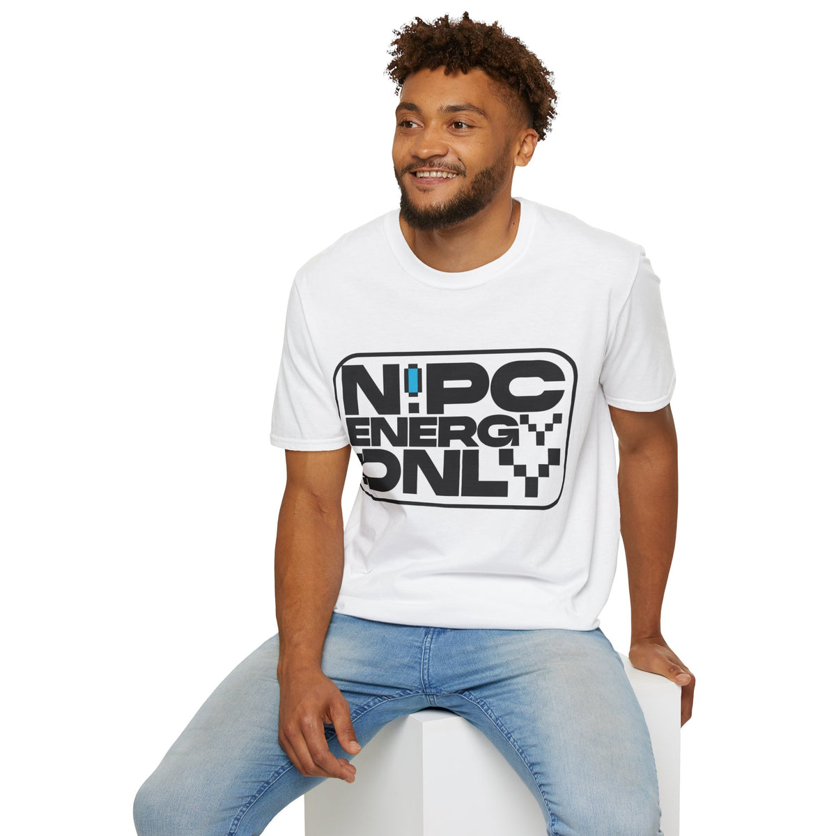 Energy-Only NPC T-Shirt — Retro Gamer Tech Logo Tee - Trending Now - August 2026