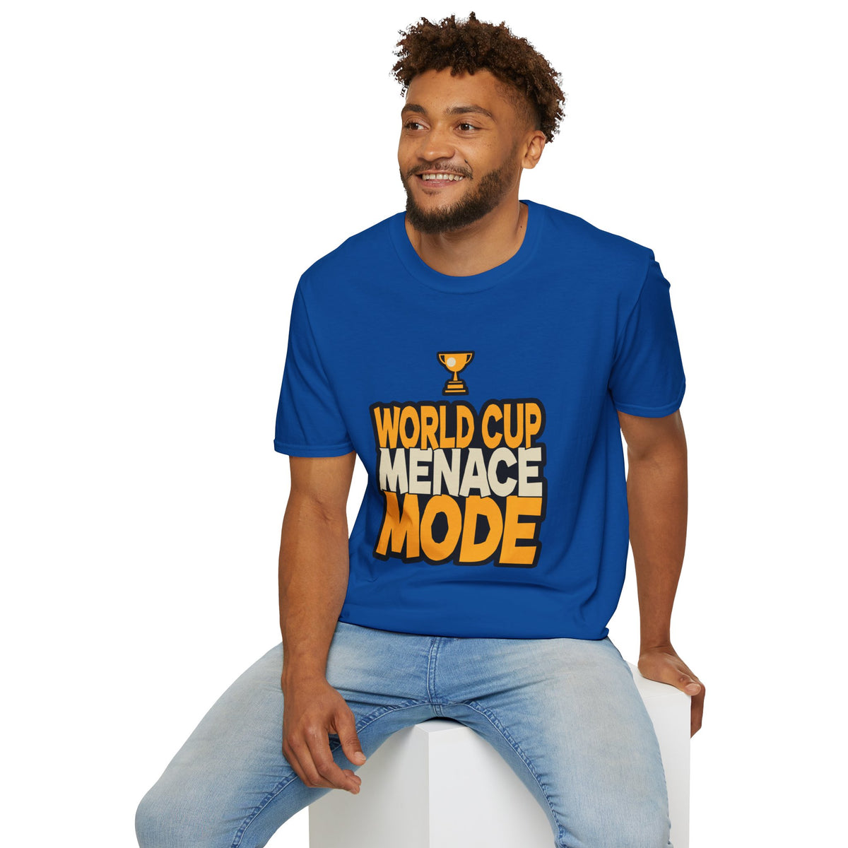 World Cup Menace Mode T-Shirt — Funny Soccer Fan Tee with Trophy Graphic - Trending Now - August 2026