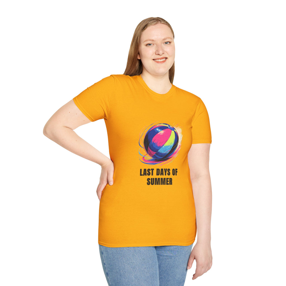 Last Days of Summer T-Shirt — Colorful Beach Ball Graphic Tee - Trending Now - August 2026