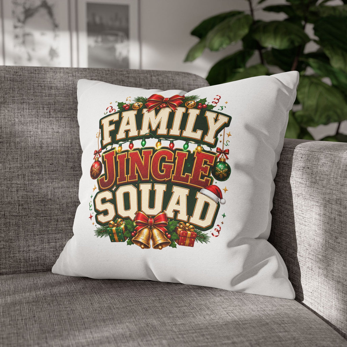 Christmas Pillowcase Family Jingle Squad Christmas Pillowcase