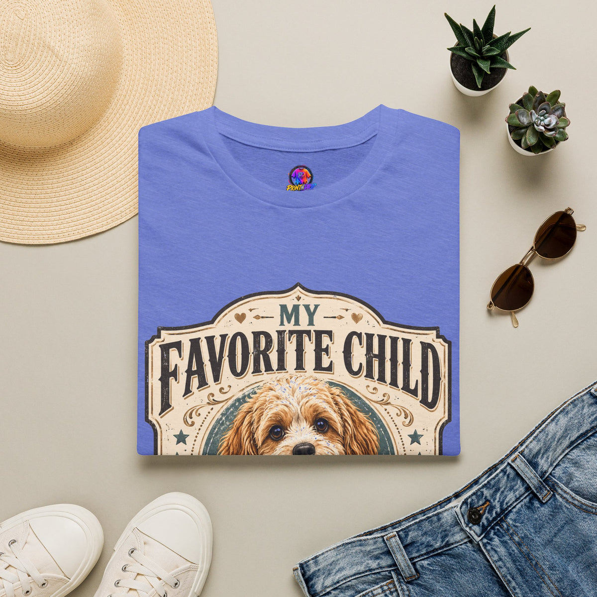 My Favorite Child Dog Mom Club T-Shirt — Cute Puppy Pet Lover Tee