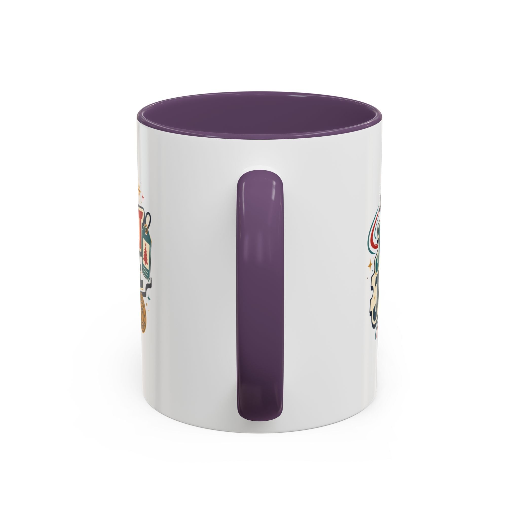 Modern Day Christmas Jet Set Jingle Coffee Mug — Holiday Travel Themed Accent Mug