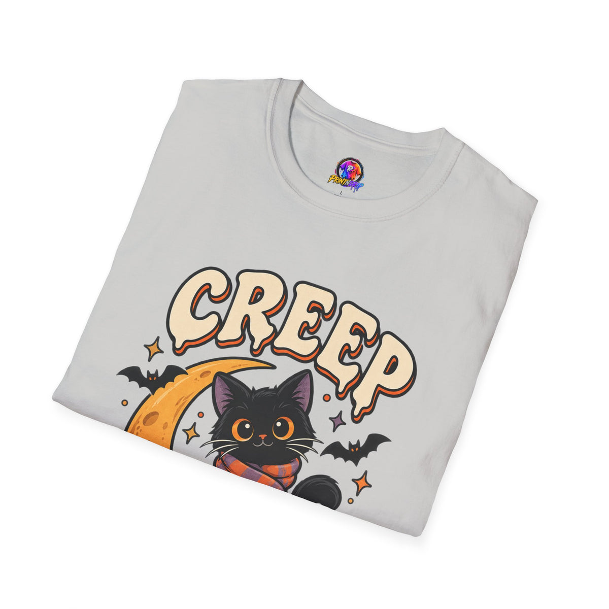Creep It Cozy Halloween Cat T-Shirt