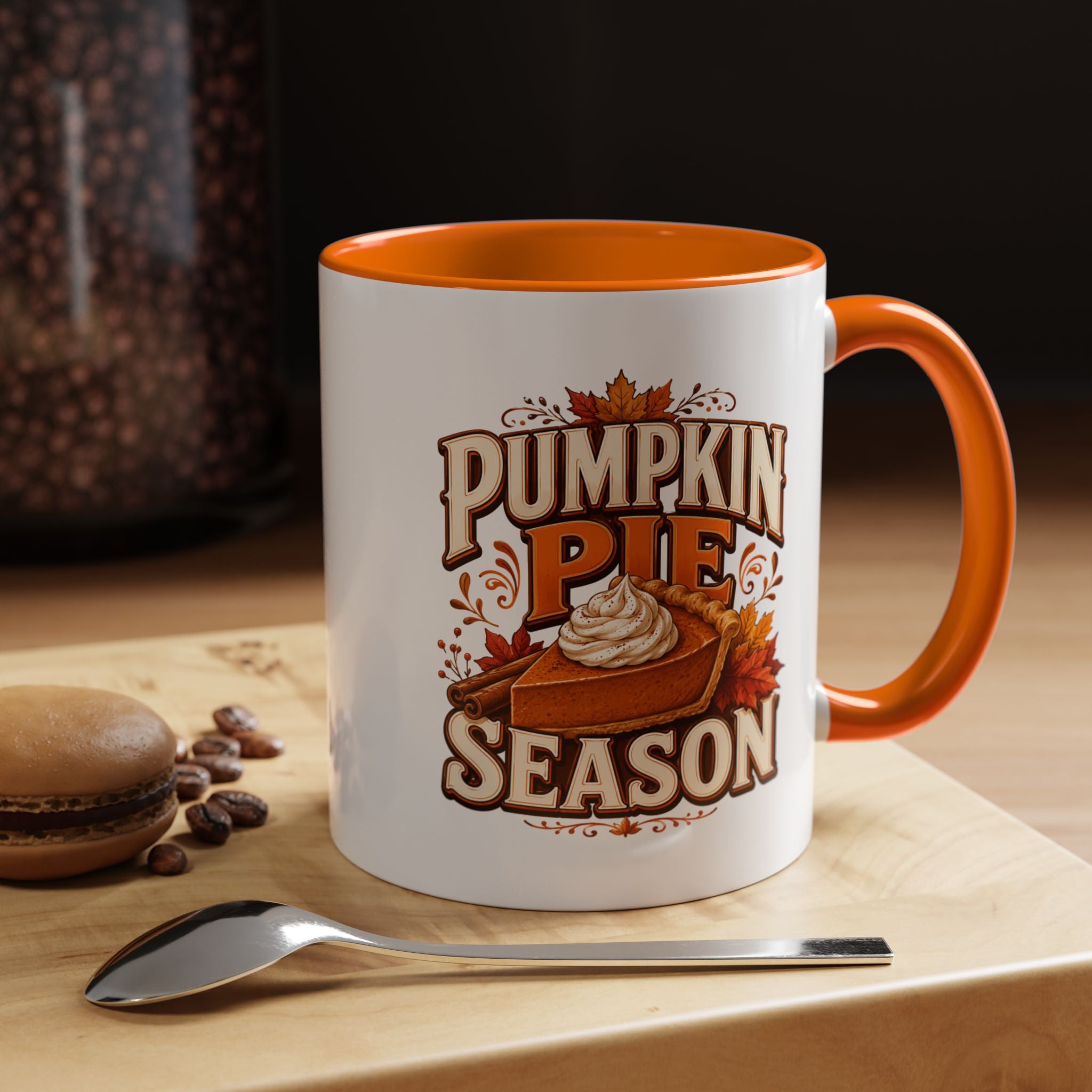 Thanksgiving Mug Pumpkin Pie Season Coffee Mug — Fall Thanksgiving Accent