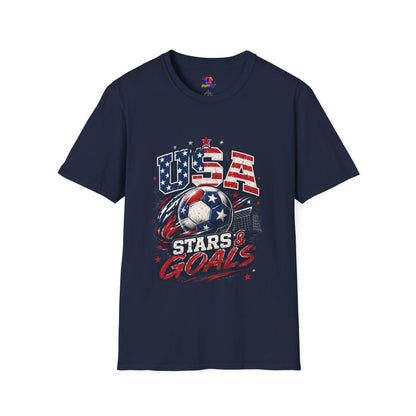 USA Stars & Goals Soccer T-Shirt