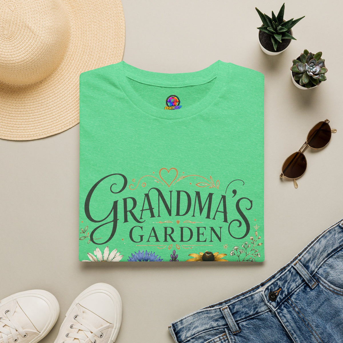 Grandma's Garden T-Shirt — Floral ‘Grandma’s Garden’ Gift Tee