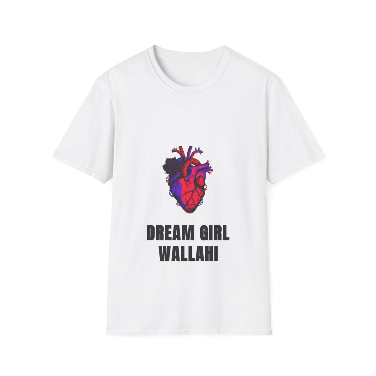 Dream Girl Wallahi Anatomical Heart T-Shirt - Edgy Pop Art Graphic Tee - Trending Now - September 2026