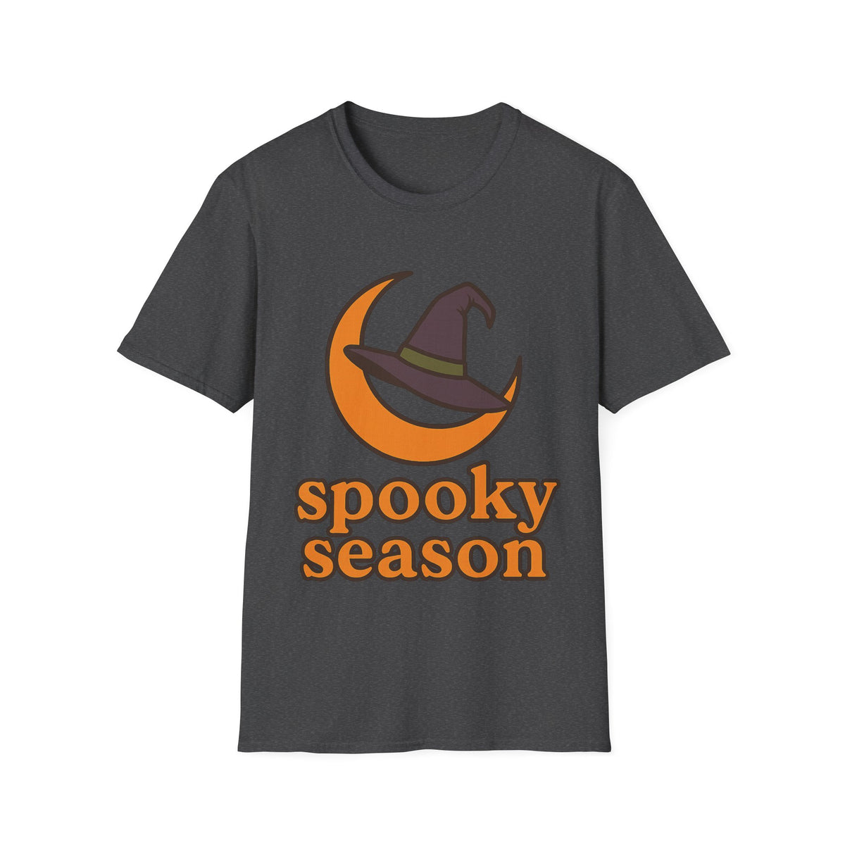 Spooky Season T-Shirt — Witch Hat & Moon Halloween Tee - Trending Now - August 2026