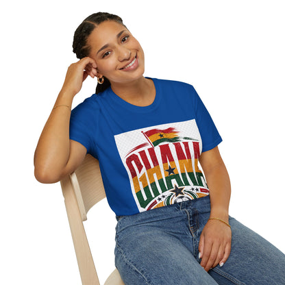 Ghana Flag Soccer T-Shirt — Retro Ghana Pride Football Tee