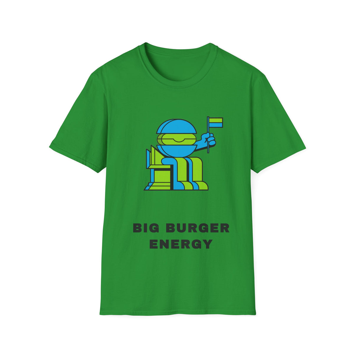 Big Burger Energy T-Shirt — Cute Retro Robot Graphic Tee - Trending Now - September 2026