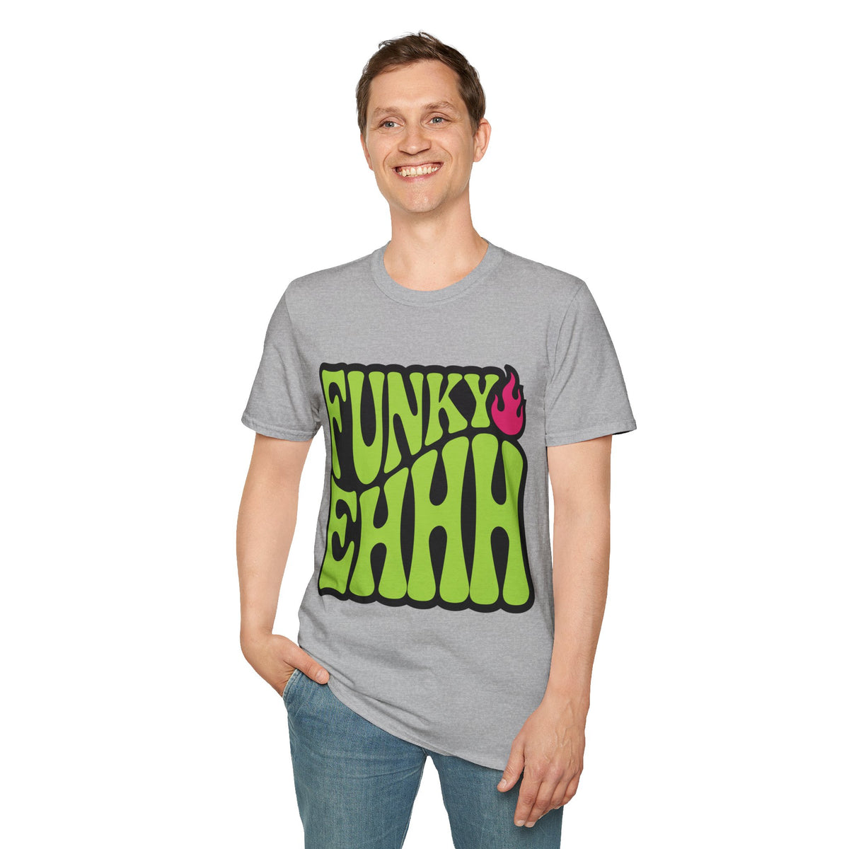 Funky Chili T-Shirt — Retro Psychedelic Green Flame Graphic Tee - Trending Now - August 2026