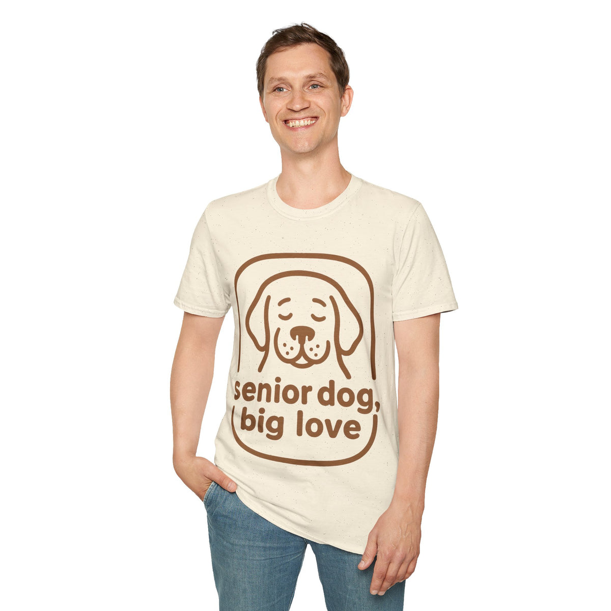 Senior Dog, Big Love T-Shirt — Cute Senior Dog Rescue Tee- Trending Now - September 2026