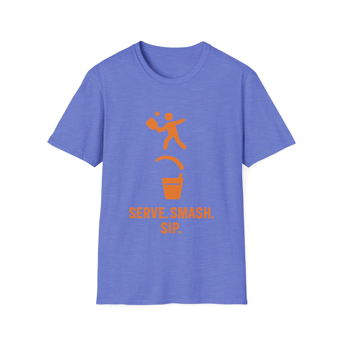 Pickleball Serve Smash Tee — Small Orange Player Graphic - Trending Now - September 2026