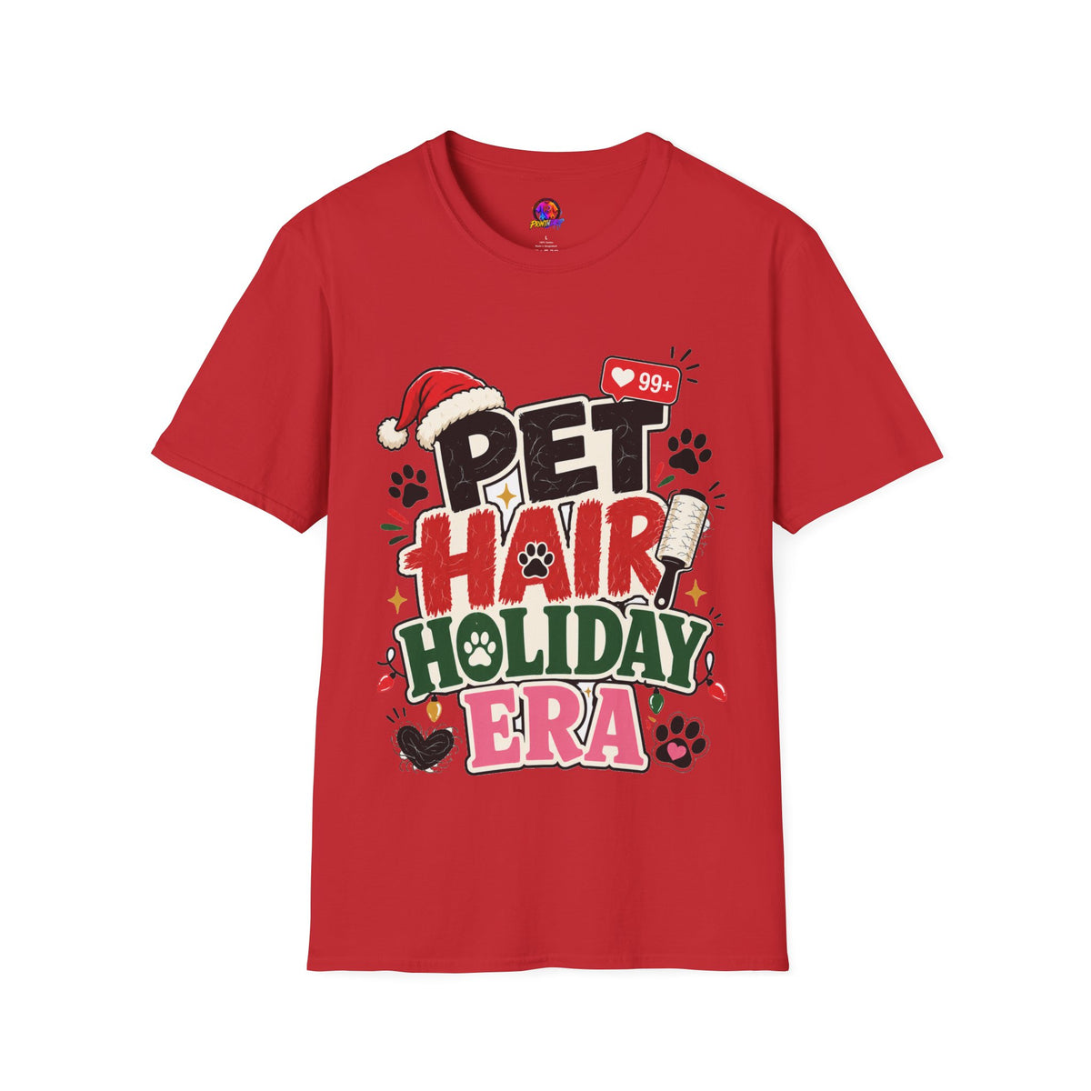 Pet Hair Holiday Tee — Funny Christmas Shirt for Pet Lovers