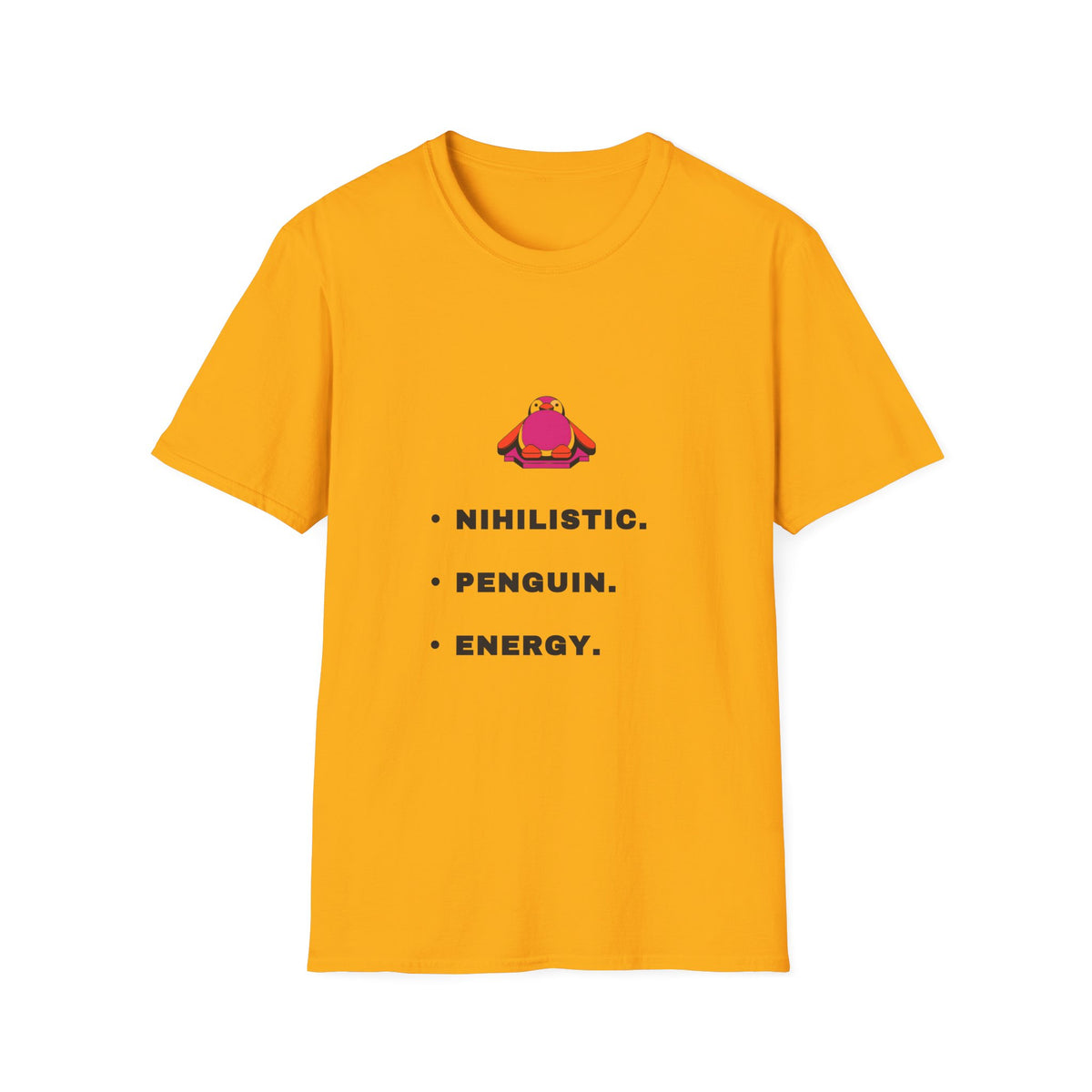 Nihilistic Penguin T-Shirt — Cute Minimalist Graphic Tee - Trending Now - September 2026