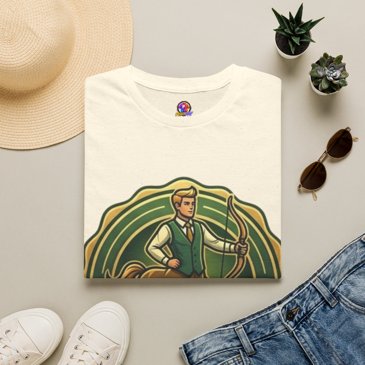 Sagittarius Archer T‑Shirt — "Professionally Spontaneous" Zodiac Tee