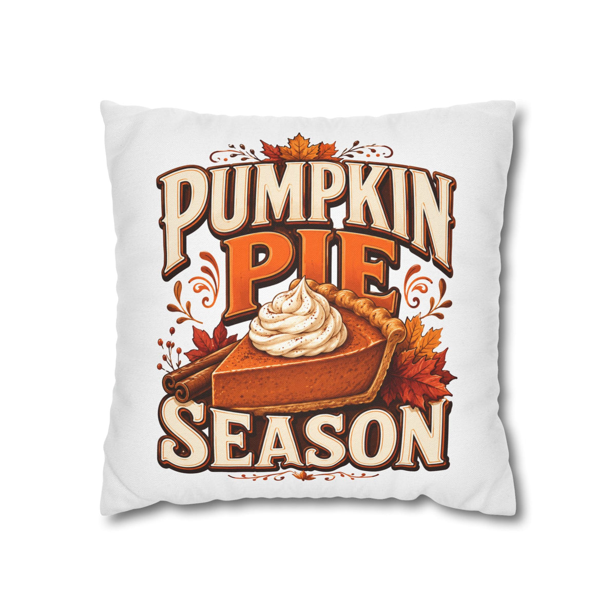 Thanksgiving Pumpkin Pie Season Decorative Pillowcase