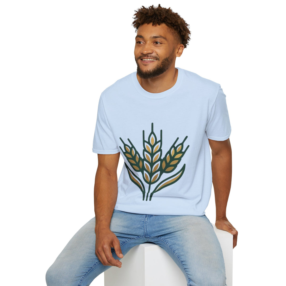 Virgo Zodiac Wheat Graphic T-Shirt