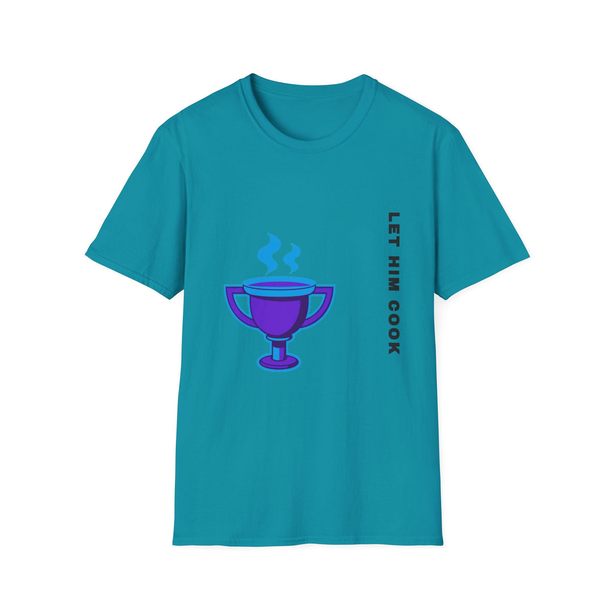 Trophy Mug T‑Shirt — "Let Him Cook" Funny Chef Pride Tee - Trending Now - September 2026