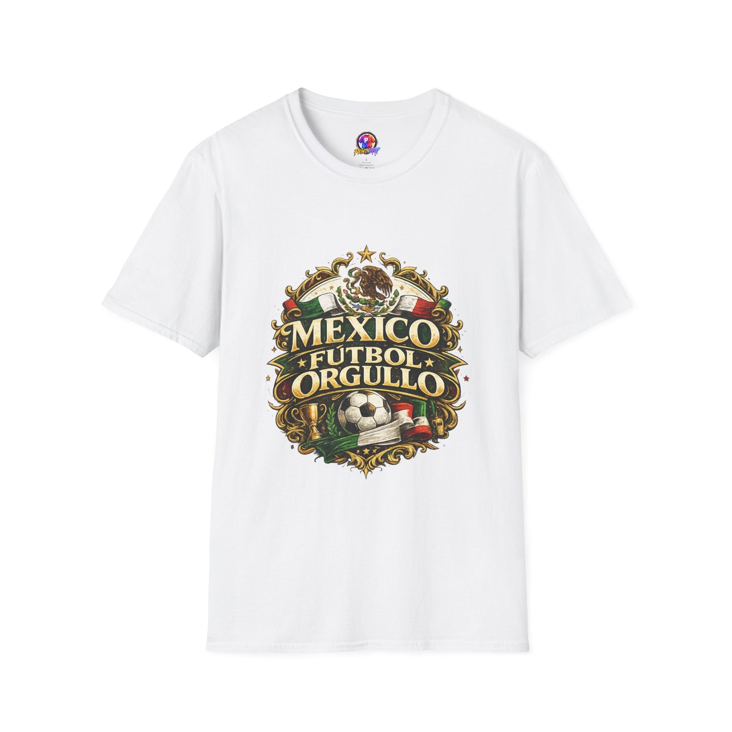 Mexico Fútbol Orgullo T-Shirt — Mexican Soccer Pride Graphic Tee