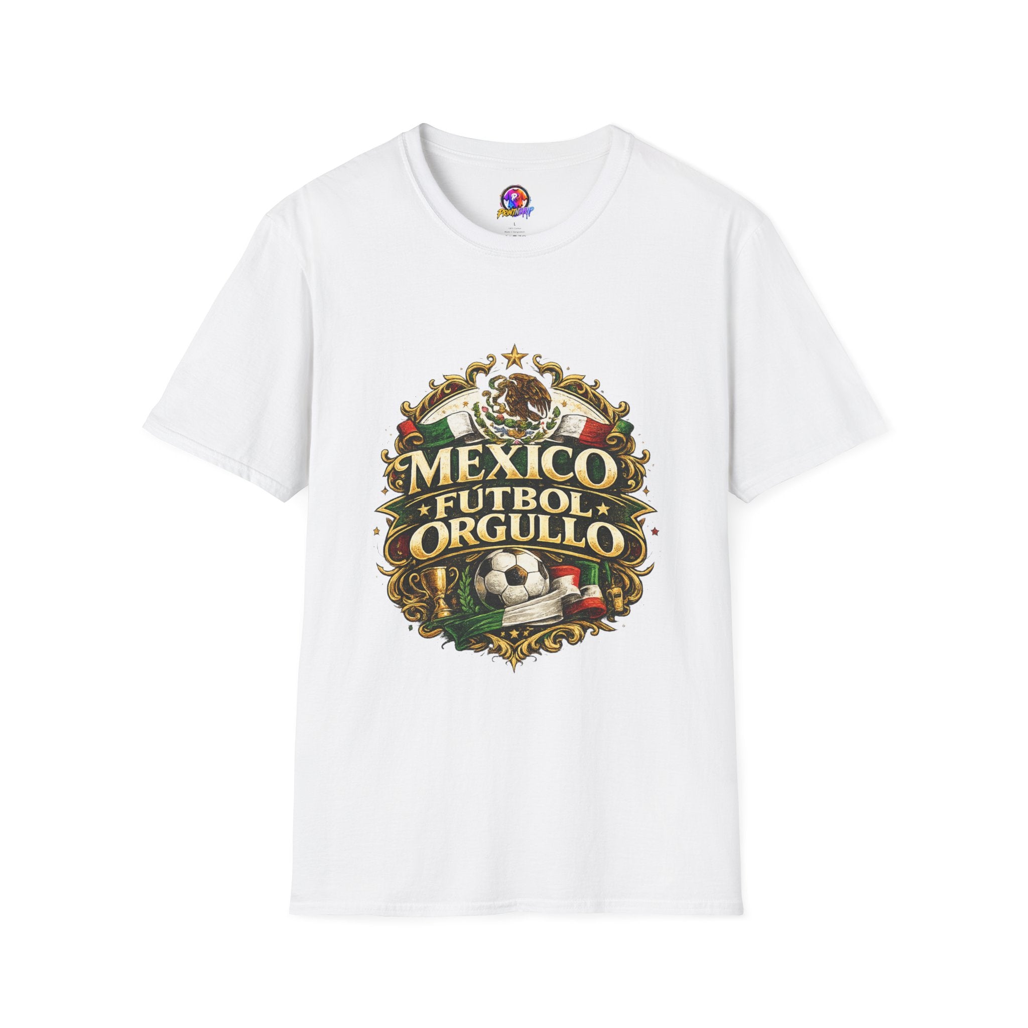 Mexico Fútbol Orgullo T-Shirt — Mexican Soccer Pride Graphic Tee