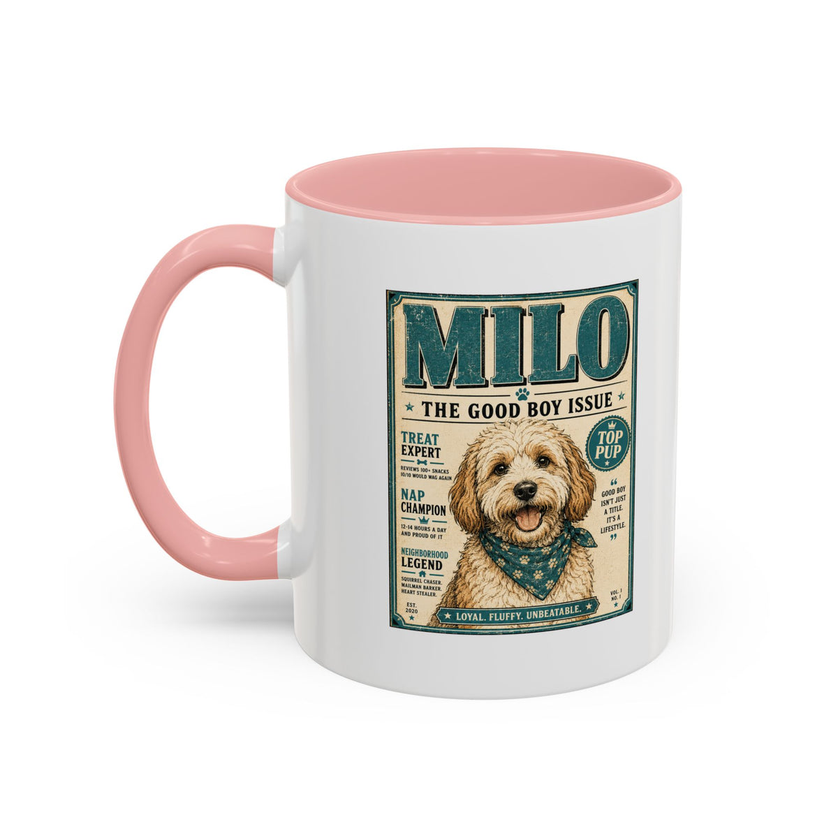 Milo Bailey Dog Dad Mom Milo 'The Good Boy Issue' Coffee Mug