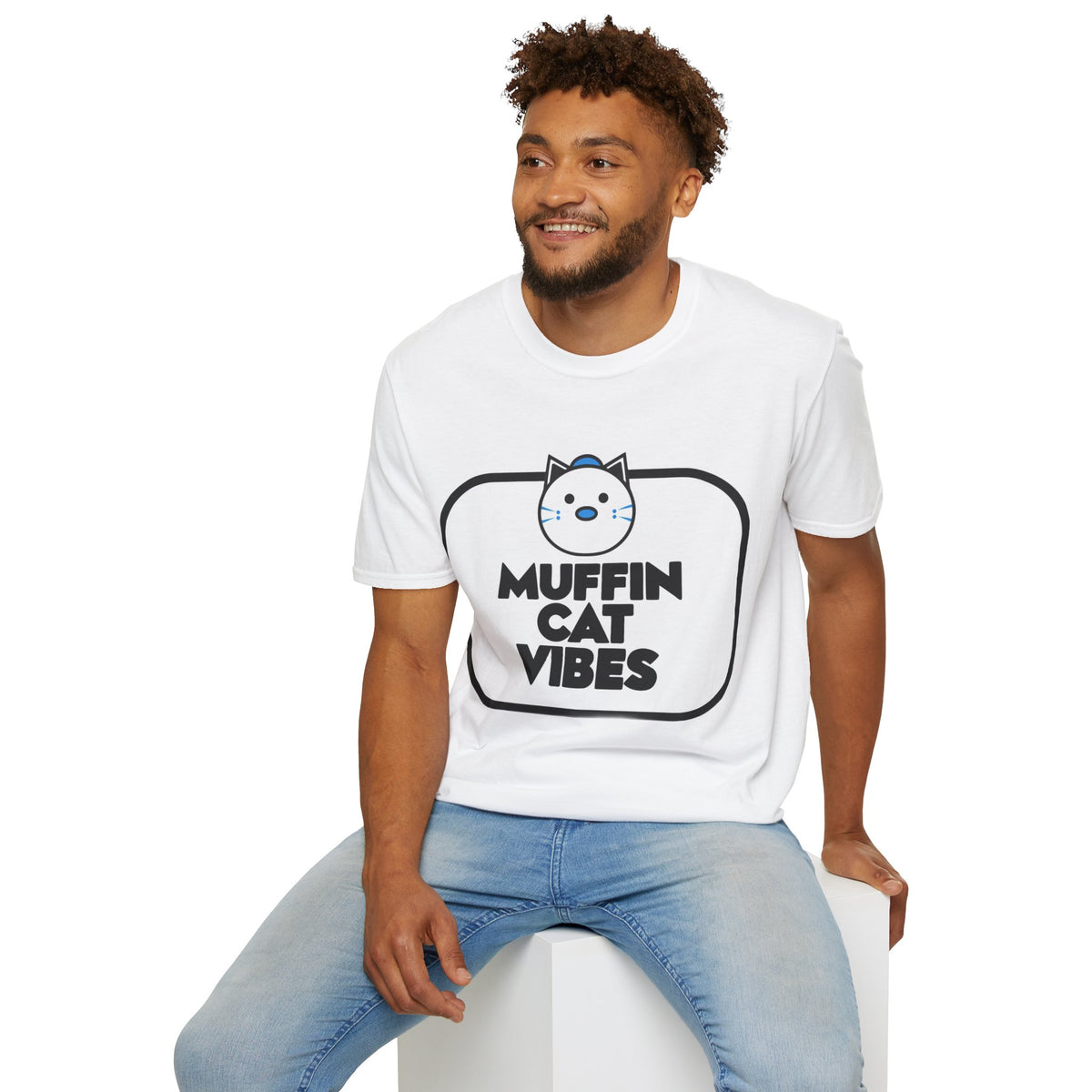Muffin Cat Vibes T-Shirt — Cute Cat Graphic Tee - Trending Now - August 2026