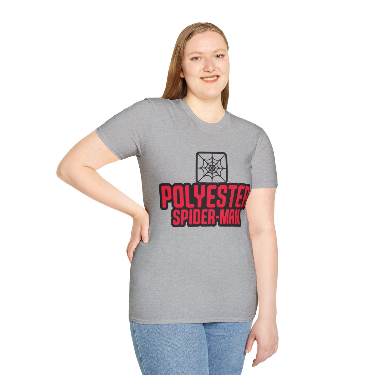 Spider-Man Polyester Graphic Tee — Bold Retro Logo Spiderweb T-Shirt - Trending Now - August 2026