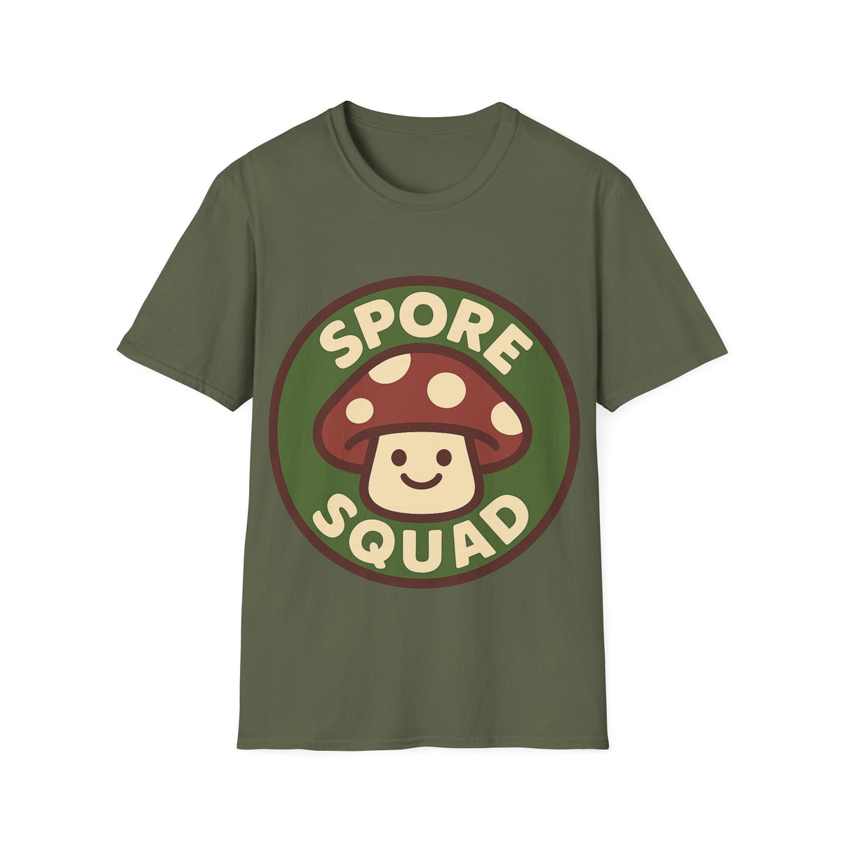Spore Squad T-Shirt — Cute Mushroom Graphic Tee for Gamers & Fungi Fans - Trending Now - September 2026