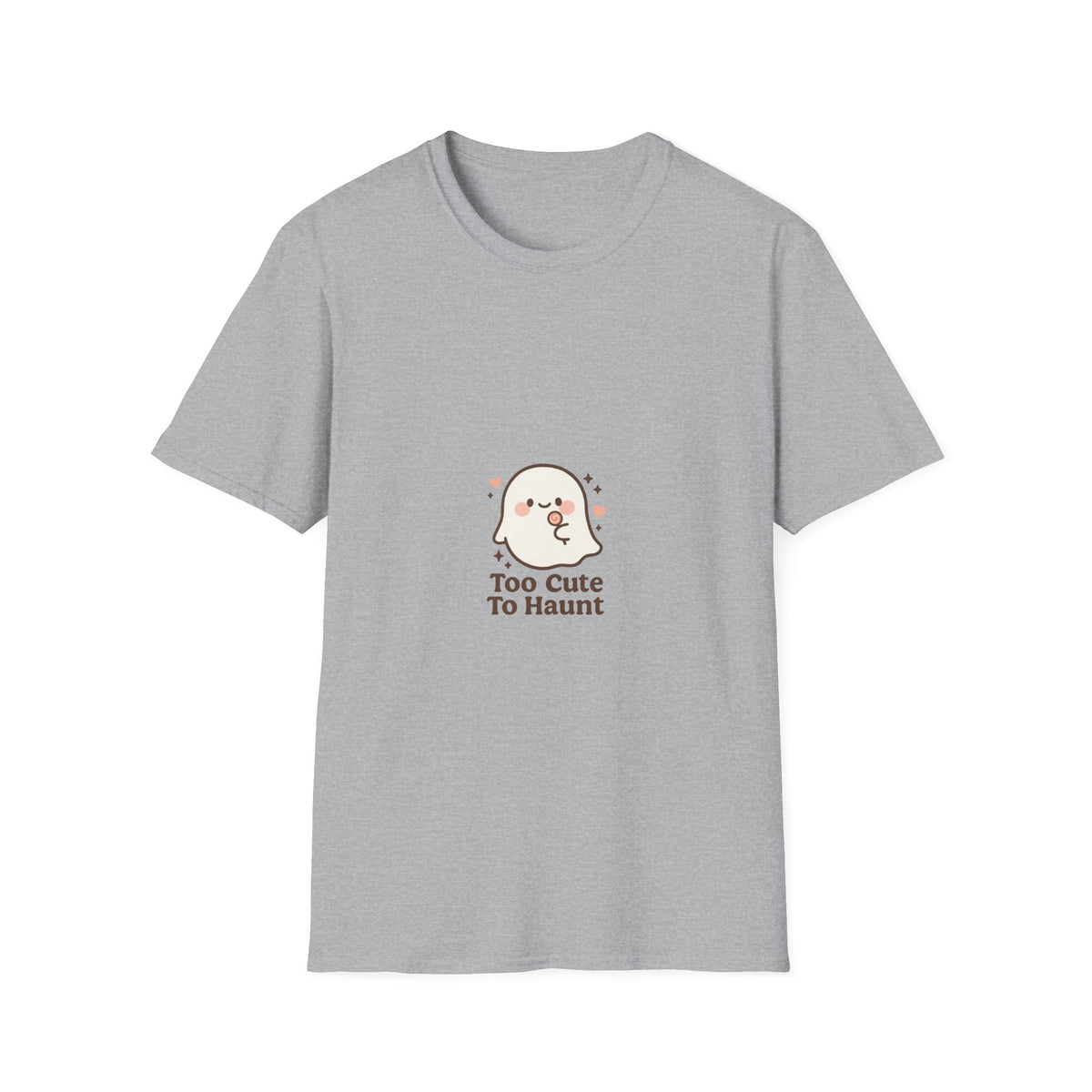 Too Cute To Haunt Ghost T-Shirt — Cute Halloween Tee for Kids & Adults - Trending Now - October 2026