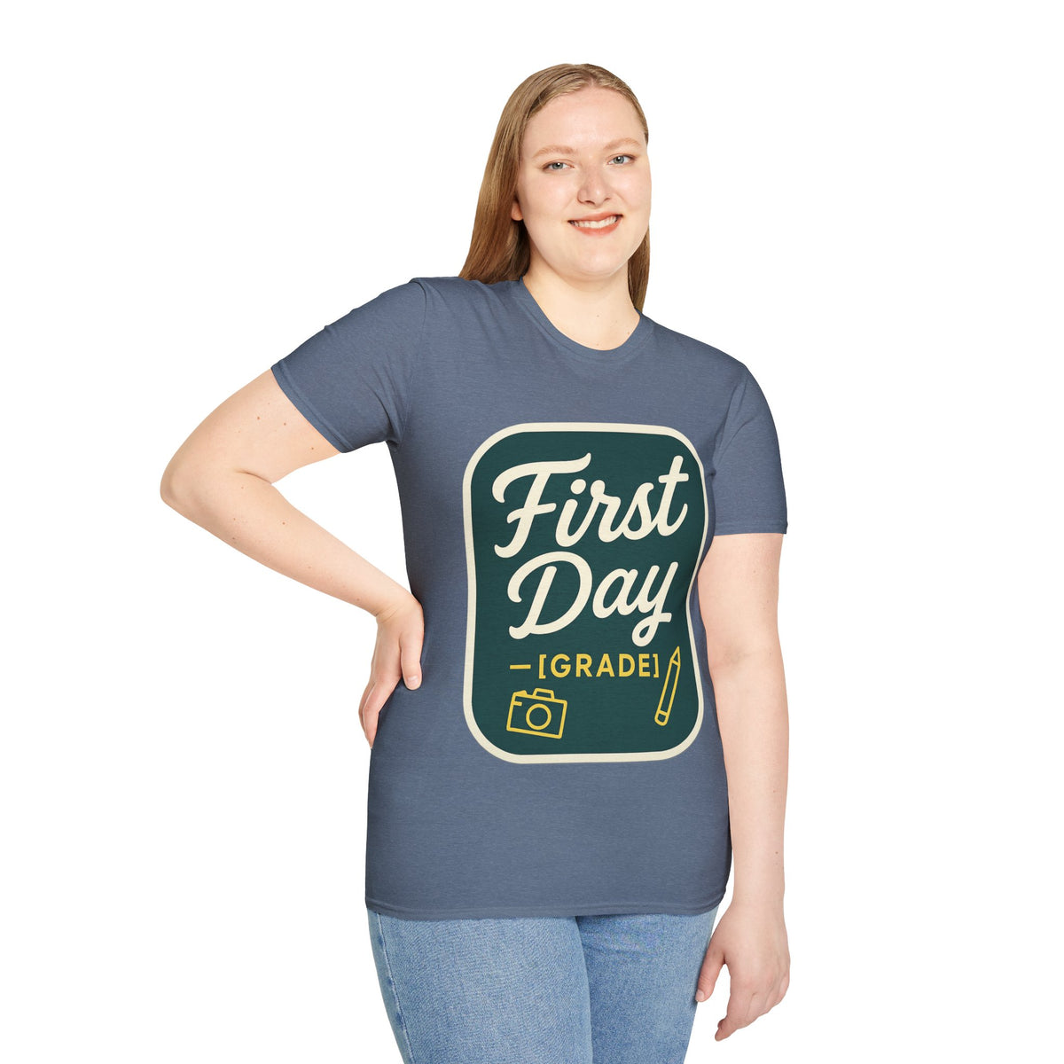 First Day T-Shirt — Retro "First Day (Grade 1)" Back-to-School Tee - Trending Now - August 2026