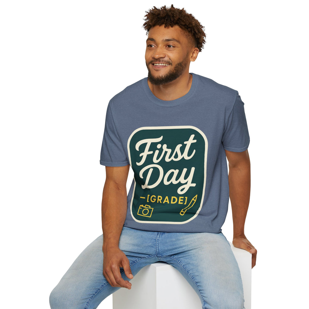 First Day T-Shirt — Retro "First Day (Grade 1)" Back-to-School Tee - Trending Now - August 2026