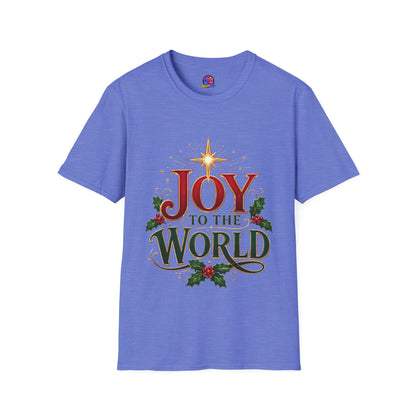 Joy to the World T-Shirt — Festive Christmas Holiday Tee