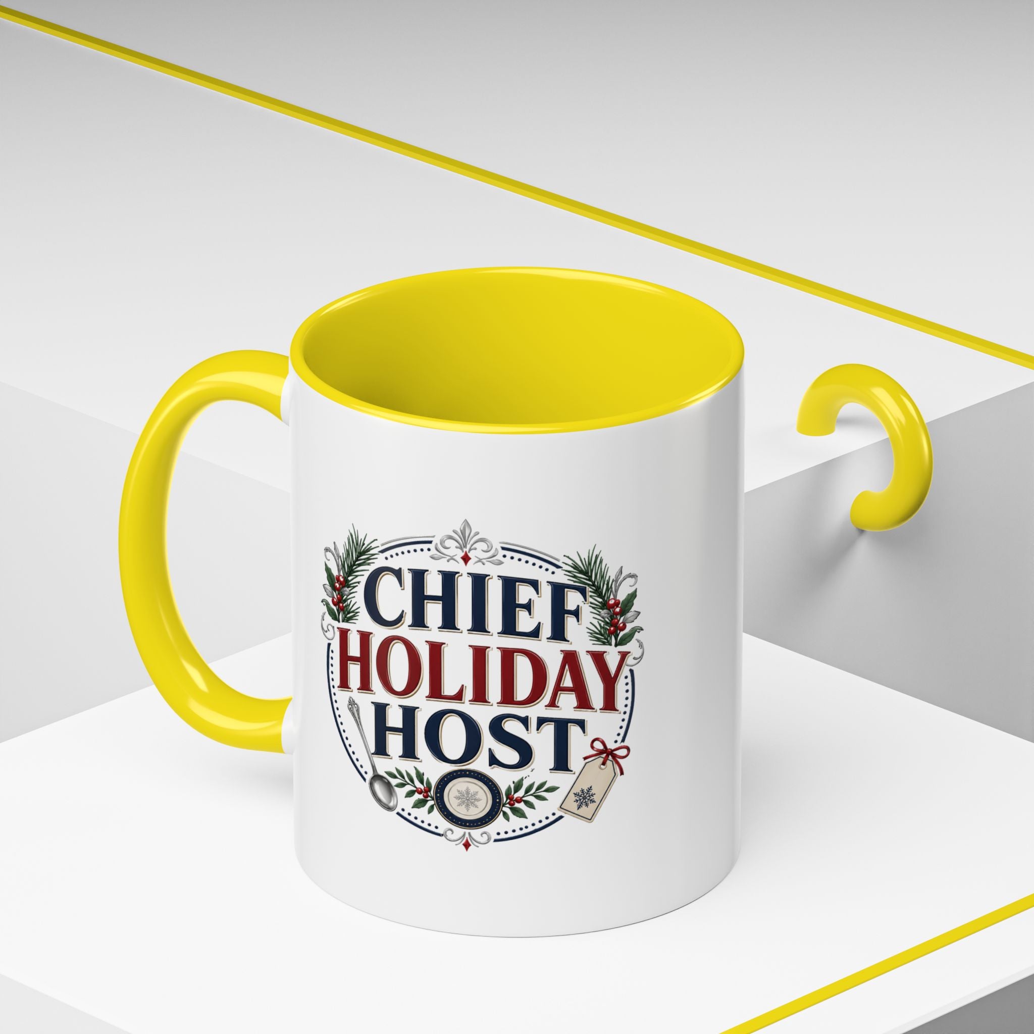 Christmas Chief Holiday Host Coffee Mug — Festive Christmas Morning Gift