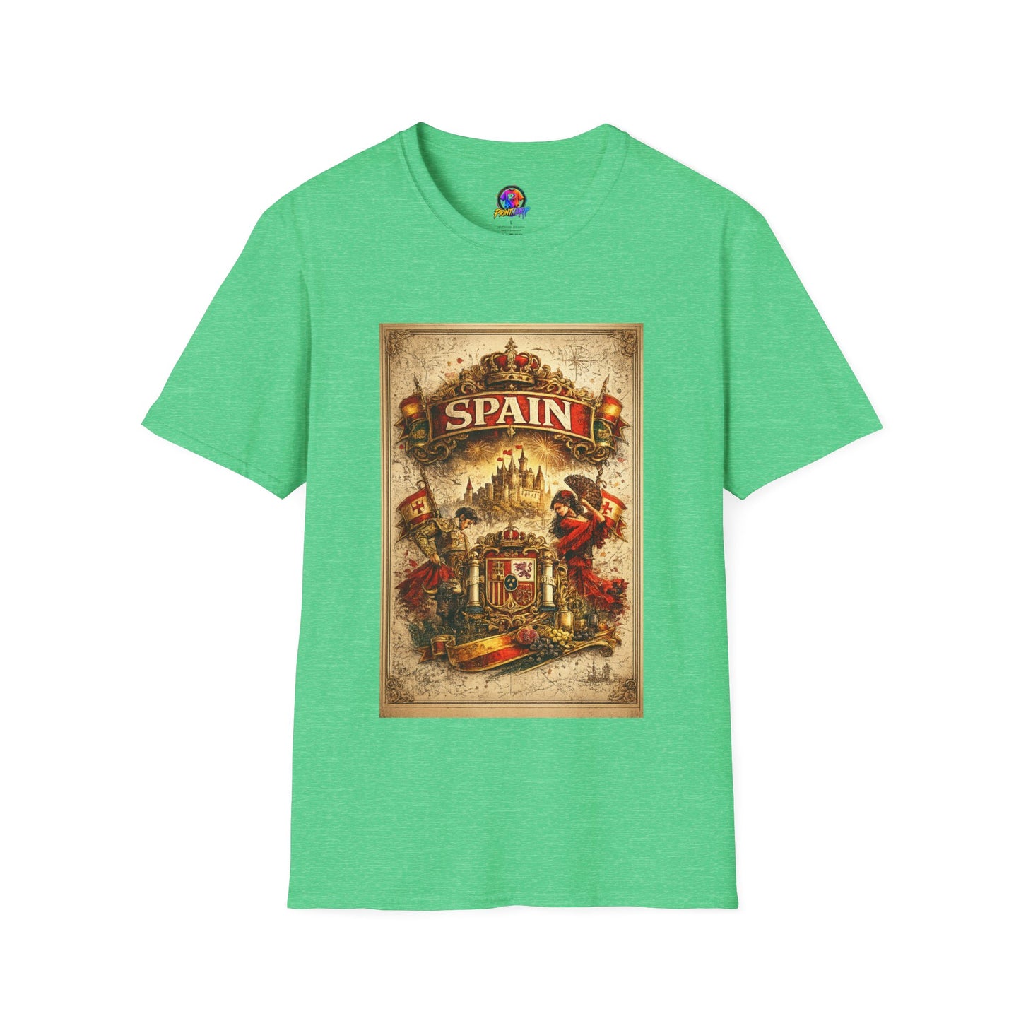 Spain Vintage Travel Graphic T‑Shirt — Retro Spanish Landmark Tee