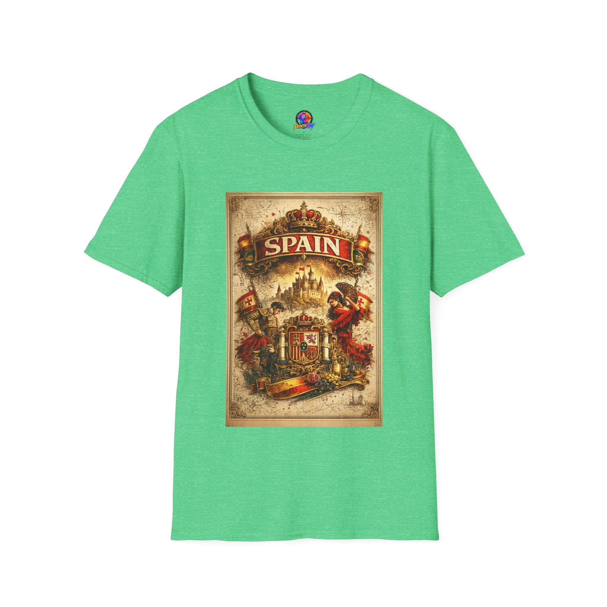 Spain Vintage Travel Graphic T‑Shirt — Retro Spanish Landmark Tee