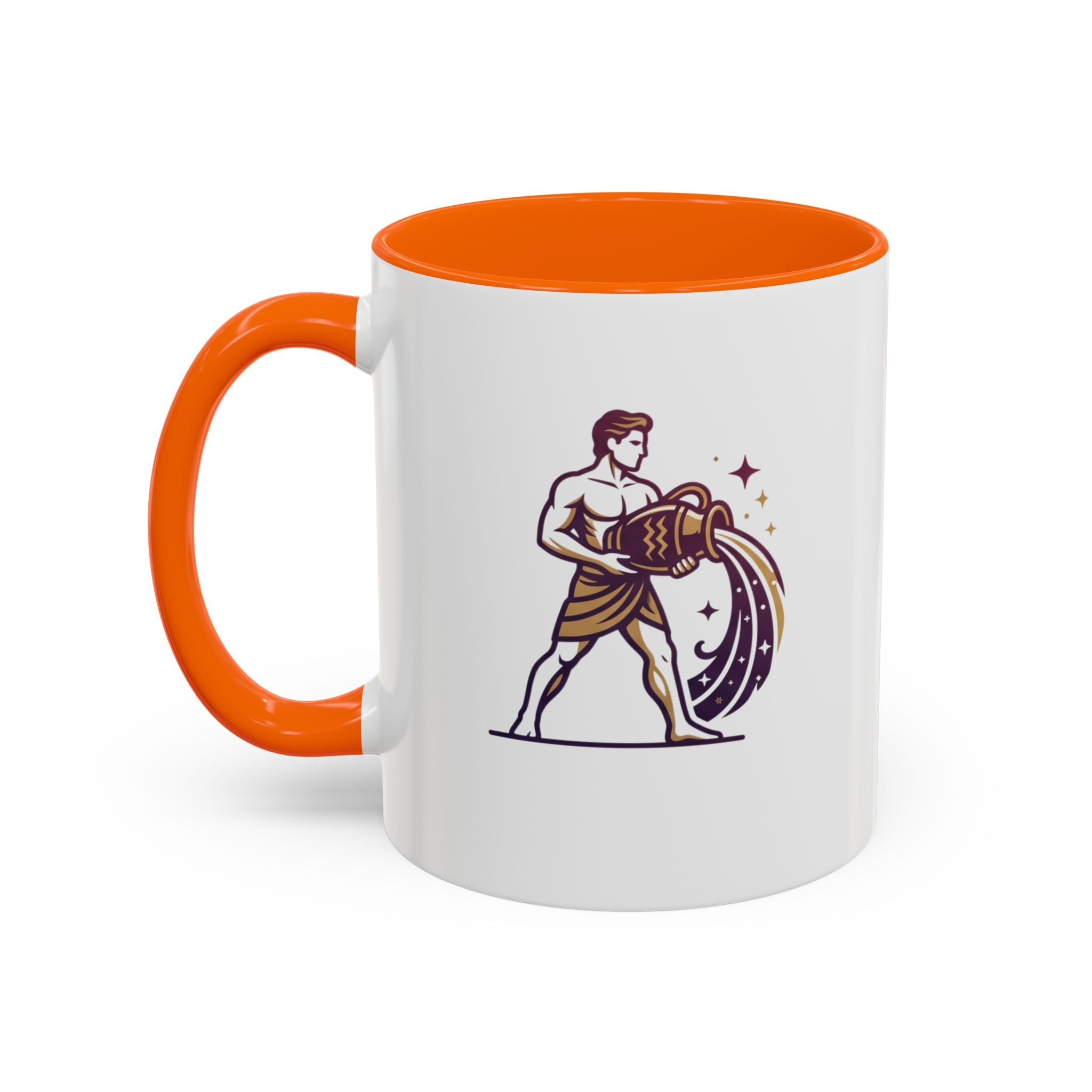 Aquarius Zodiac Coffee Mug — Water Bearer Astrology Gift