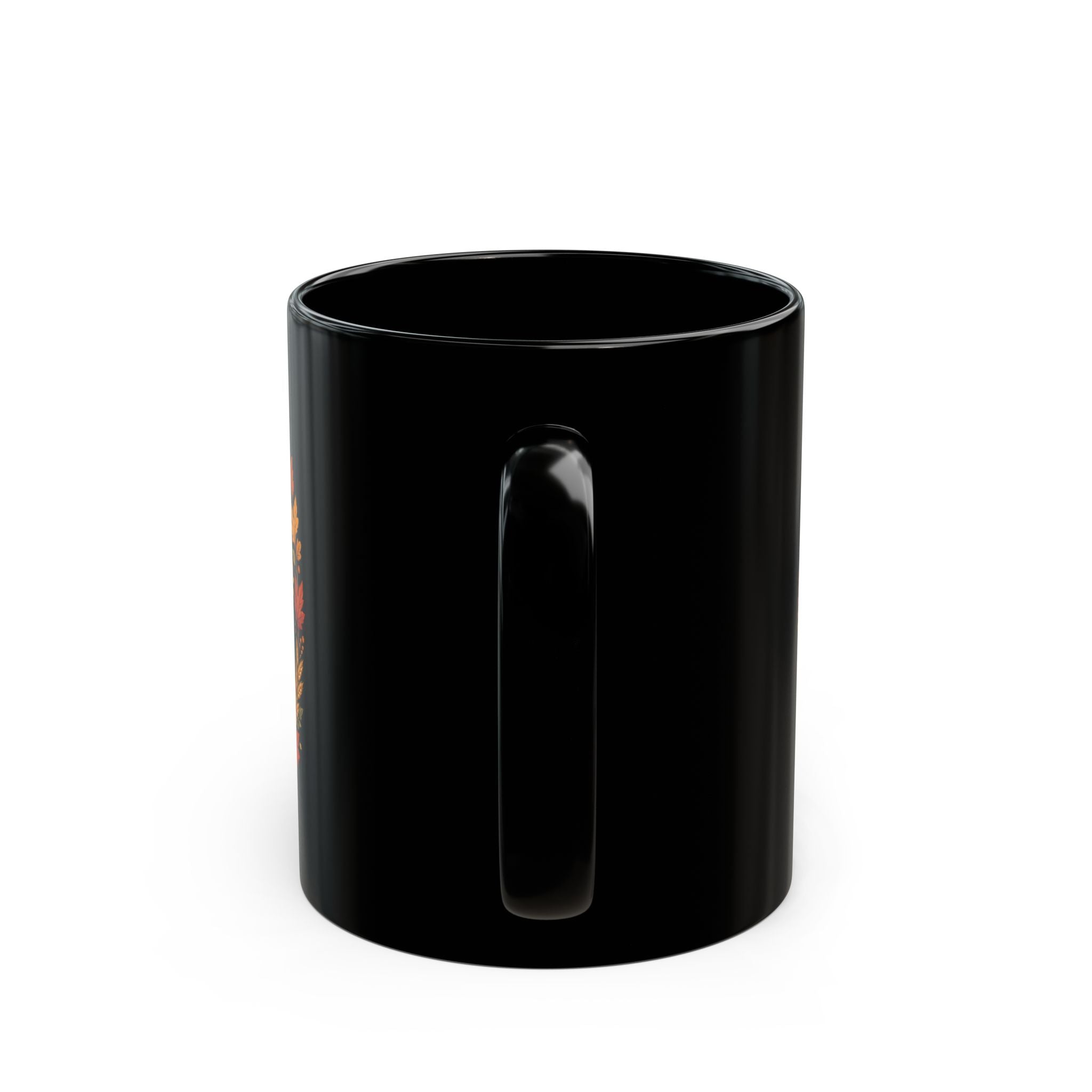 Thanksgiving Black Mug Faith Family Thanks Fall Thanksgiving Coffee Mug