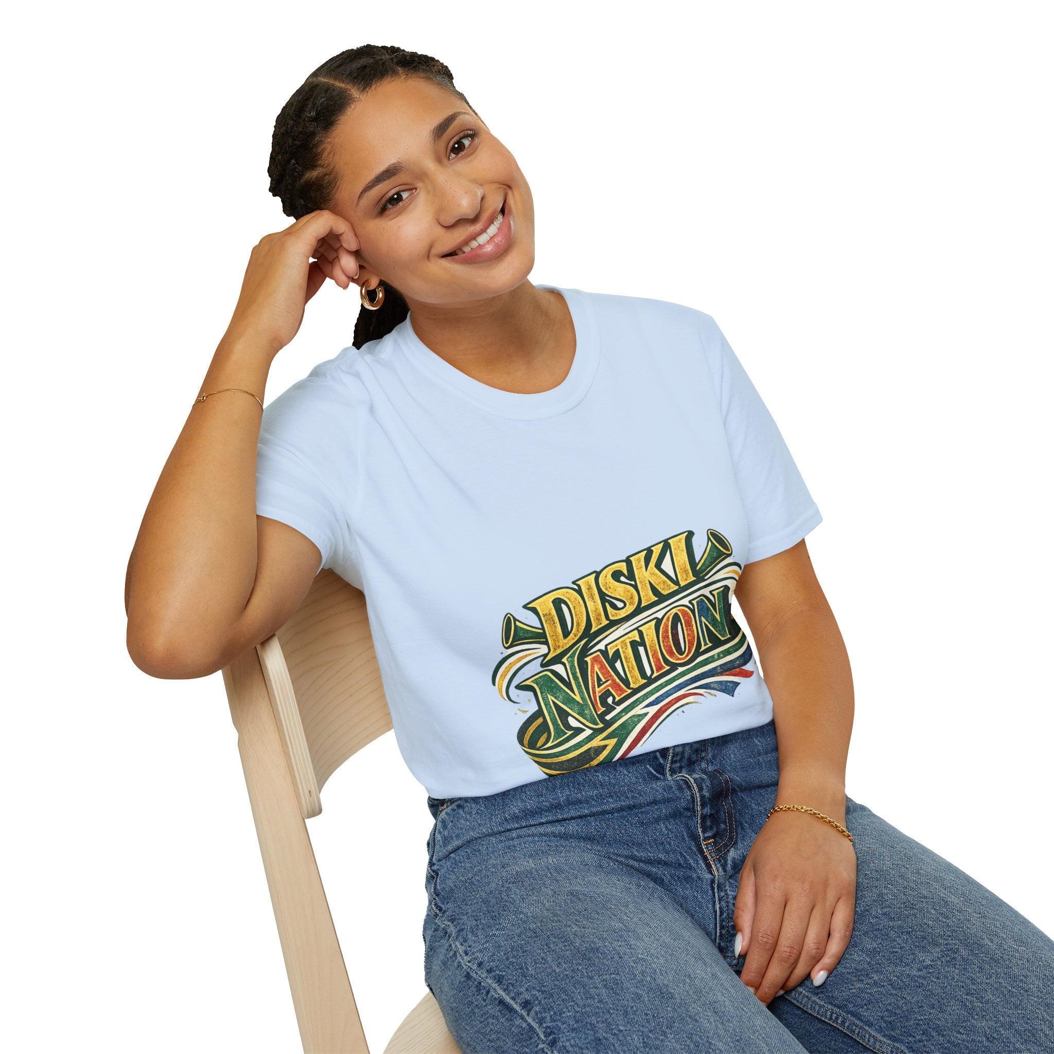 South Africa Diski Nation T-Shirt — Retro Reggae Graphic Tee