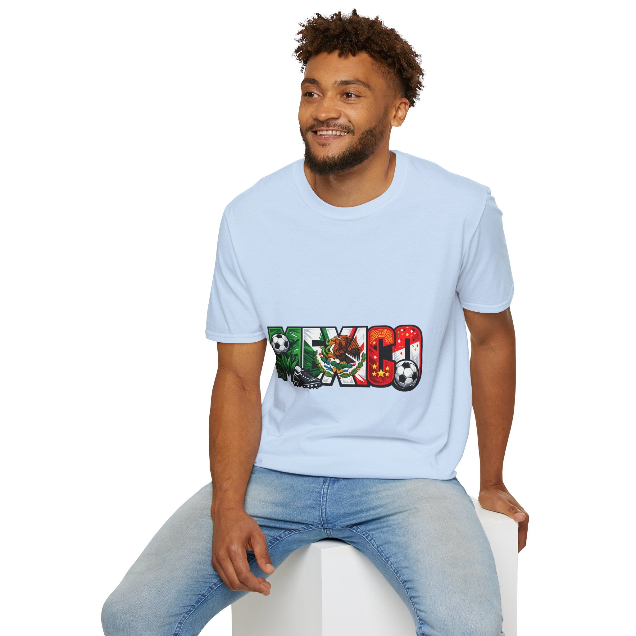 Mexico Soccer T-Shirt — Mexican Flag Football Pride Tee