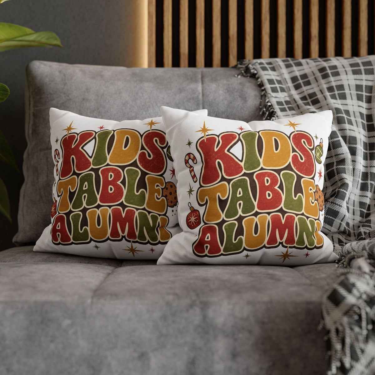 Christmas Kids Table Alumni Holiday Pillowcase