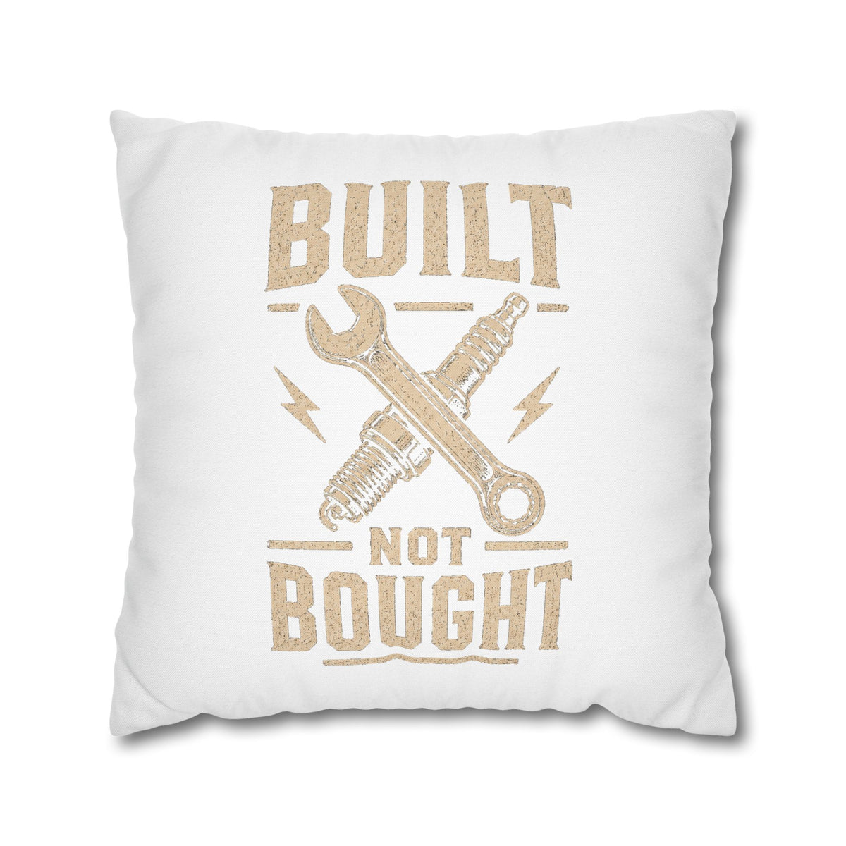 Built Not Bought Decorative Pillowcase Milo Bailey Dog Dad Mom