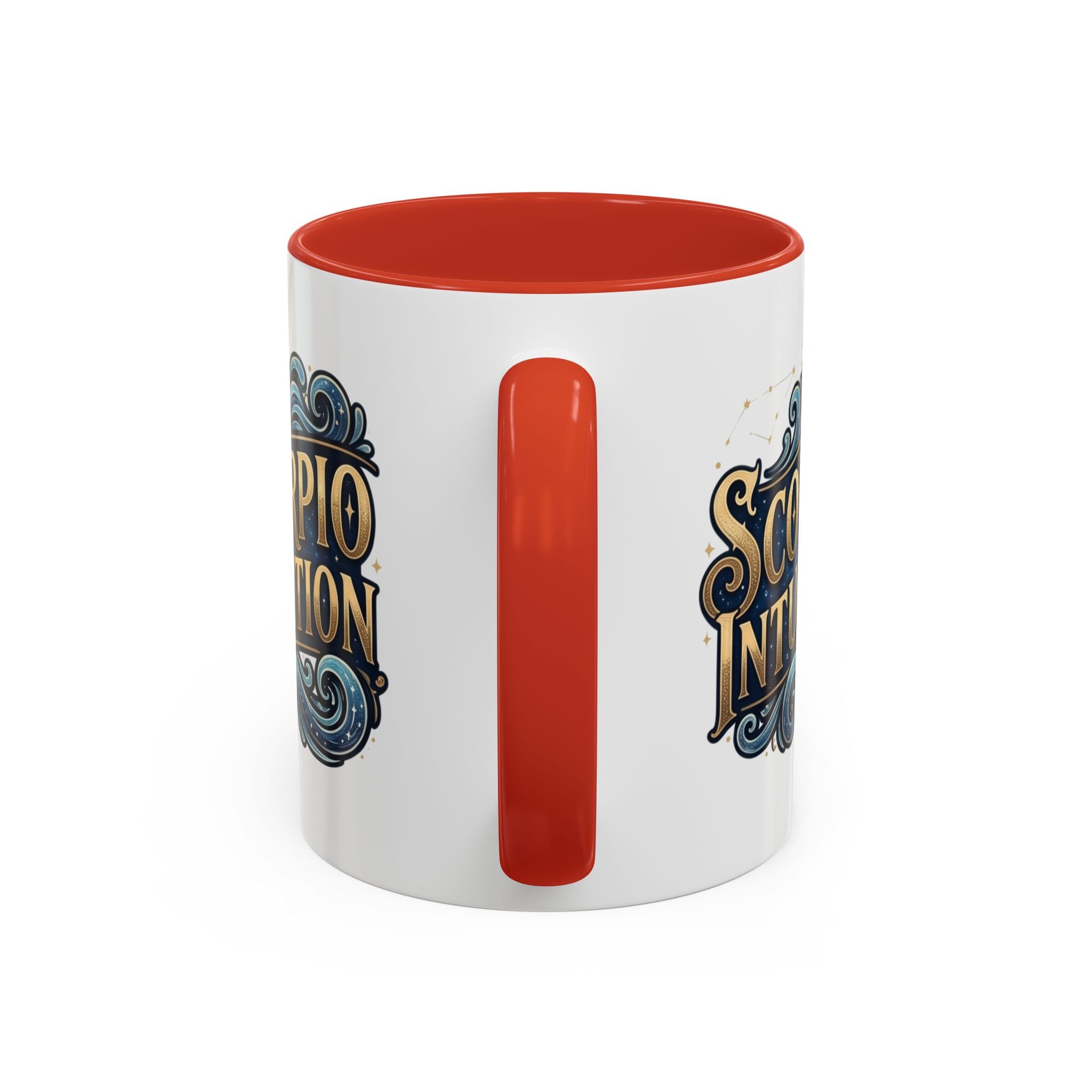 Scorpio Intuition Accent Coffee Mug — Zodiac Astrology Gift